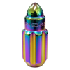 Picture of 500 Series Bullet Shape Steel Lug Nut Set M12-1.25 - Neochrome (21 Piece with Lock Key)
