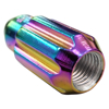 Picture of 500 Series Bullet Shape Steel Lug Nut Set M12-1.25 - Neochrome (21 Piece with Lock Key)