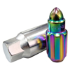 Picture of 500 Series Bullet Shape Steel Lug Nut Set M12-1.25 - Neochrome (21 Piece with Lock Key)