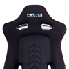 Picture of RSC 800 "The Arrow" Reclinable Sport Seat - Black Cloth with Red Stitching Logo (Pair)