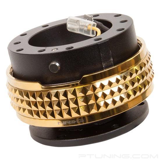 Picture of Gen 2.1 Pyramid Edition Quick Release Hub - Black Body / Chrome Gold Pyramid Ring