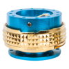 Picture of Gen 2.1 Pyramid Edition Quick Release Hub - New Blue Body / Chrome Gold Pyramid Ring