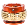 Picture of Gen 2.1 Pyramid Edition Quick Release Hub - Orange Body / Chrome Gold Pyramid Ring