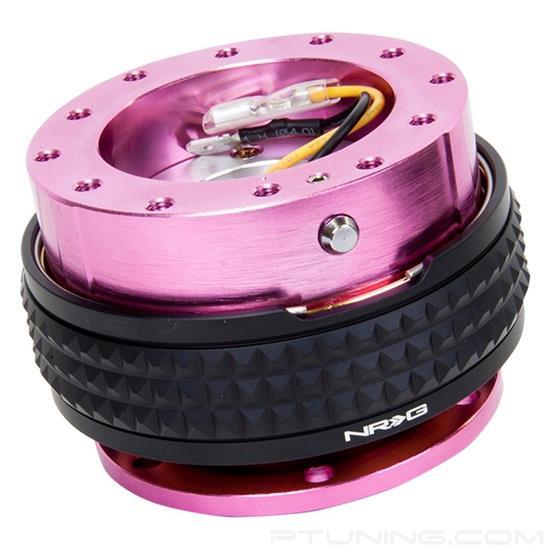 Picture of Gen 2.1 Pyramid Edition Quick Release Hub - Pink Body / Black Pyramid Ring