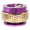 Picture of Gen 2.1 Pyramid Edition Quick Release Hub - Purple Body / Chrome Gold Pyramid Ring