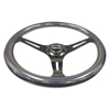 Picture of Classic Wood Grain Steering Wheel (350mm) - Chameleon / Pearlescent Paint Grip with Black 3-Spoke