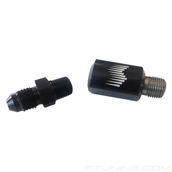 Picture of 1/8" NPT Female to 4AN Male Straight Low Profile Nozzle Holder for SS Braided Line