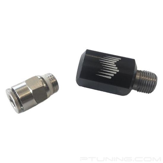 Picture of 1/8" NPT Female to 1/4" Quick-Connect Straight Low Profile Nozzle Holder for Nylon Line