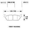 Picture of SuperDuty Truck Rear Brake Pads