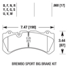 Picture of Motorsports Performance DTC-80 Compound Brake Pads