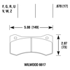 Picture of Motorsports Performance DTC-60 Compound Brake Pads