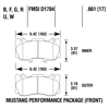 Picture of Motorsports Performance DTC-60 Compound Front Brake Pads