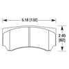 Picture of High Performance Street 5.0 Brake Pads