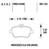 Picture of High Performance Street 5.0 Rear Brake Pads