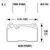 Picture of High Performance Street 5.0 Front Brake Pads