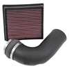 Picture of FIPK Generation II Black Composite Cold Air Intake System with Red Filter