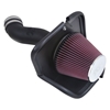 Picture of FIPK Generation II Black Composite Cold Air Intake System with Red Filter and Heat Shield