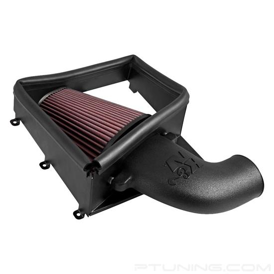 Picture of AirCharger Black Composite Cold Air Intake System with Red Filter