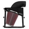 Picture of AirCharger Black Composite Cold Air Intake System with Red Filter