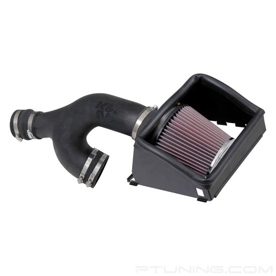 Picture of AirCharger Black Composite Cold Air Intake System with Red Filter