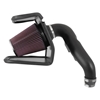 Picture of AirCharger Black Composite Cold Air Intake System with Red Filter