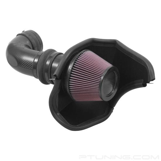 Picture of AirCharger Black Composite Cold Air Intake System with Red Filter