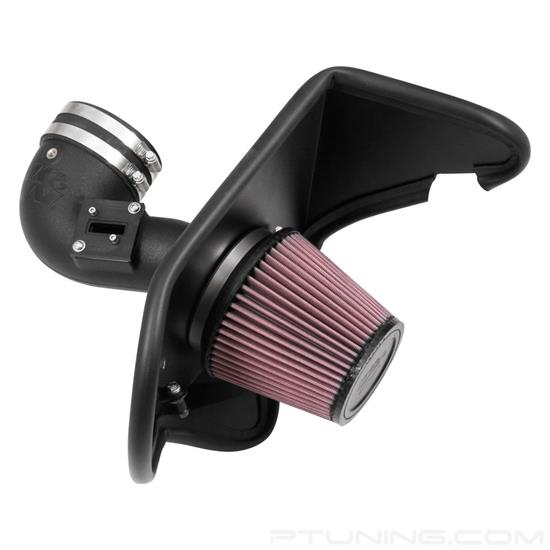 Picture of AirCharger Black Composite Cold Air Intake System with Red Filter