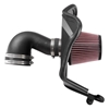 Picture of AirCharger Black Composite Cold Air Intake System with Red Filter
