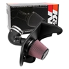 Picture of AirCharger Black Composite Cold Air Intake System with Red Filter
