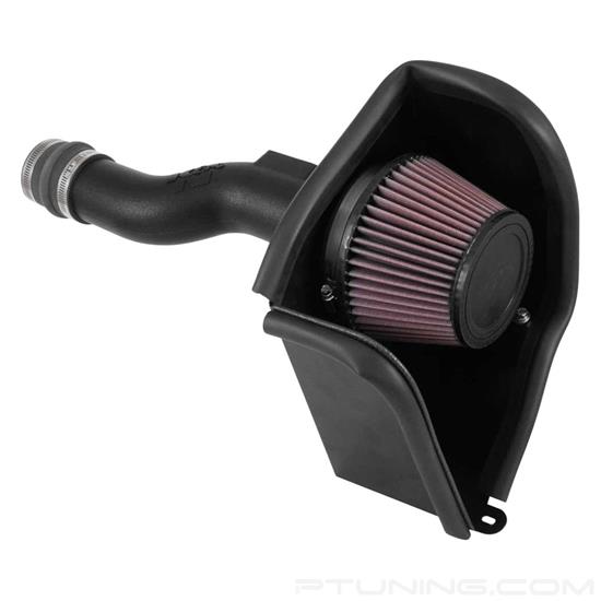 Picture of AirCharger Black Composite Cold Air Intake System with Red Filter