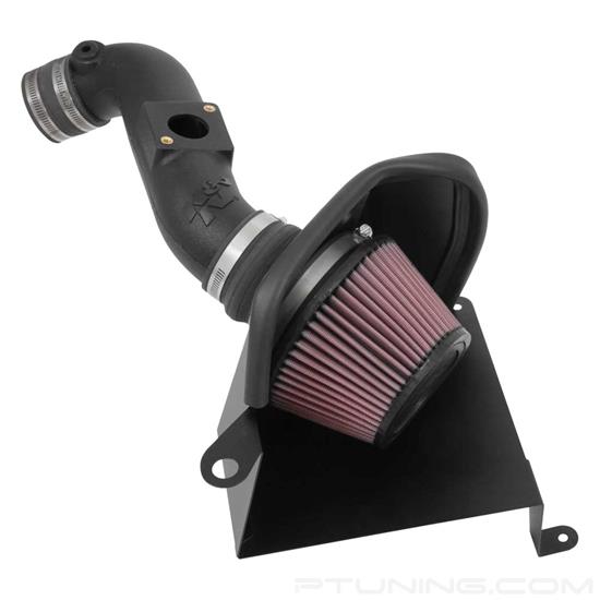 Picture of AirCharger Black Composite Cold Air Intake System with Red Filter