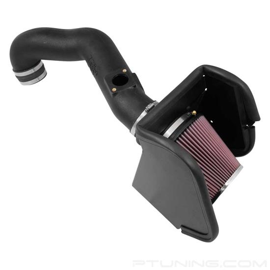 Picture of AirCharger Black Composite Cold Air Intake System with Red Filter