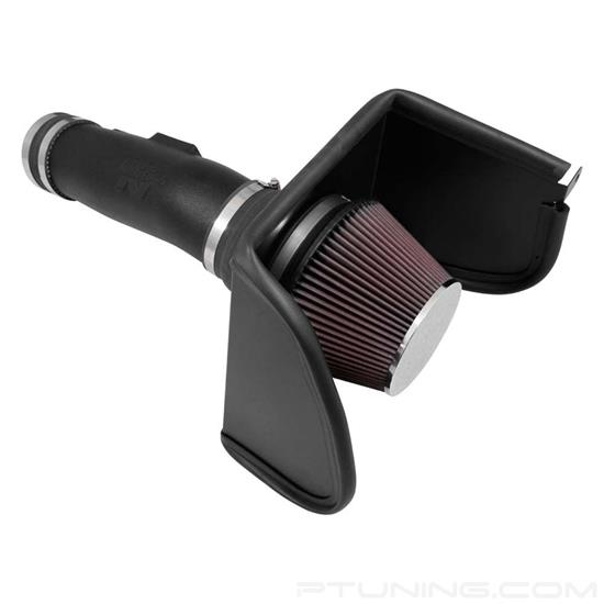 Picture of AirCharger Black Composite Cold Air Intake System with Red Filter