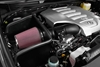 Picture of AirCharger Black Composite Cold Air Intake System with Red Filter