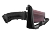 Picture of Typhoon Aluminum Black Cold Air Intake System with Red Filter