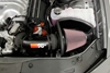 Picture of Typhoon Aluminum Black Cold Air Intake System with Red Filter