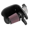 Picture of Typhoon Aluminum Silver Cold Air Intake System with Red Filter