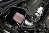Picture of Typhoon Aluminum Silver Cold Air Intake System with Red Filter