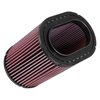 Picture of E Series Oval Straight Red Air Filter (9.25" BOL x 6.5" BOW x 9.25" TOL x 6.5" TOW x 8.938" H)