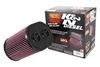 Picture of E Series Oval Straight Red Air Filter (9.25" BOL x 6.5" BOW x 9.25" TOL x 6.5" TOW x 8.938" H)