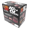 Picture of E Series Oval Straight Red Air Filter (9.25" BOL x 6.5" BOW x 9.25" TOL x 6.5" TOW x 8.938" H)