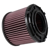 Picture of E Series Unique Red Air Filter (3.875" ID x 6.625" OD x 5.5" H)