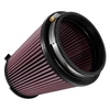 Picture of E Series Round Tapered Red Air Filter (5.594" F x 7.25" B x 5.313" T x 7.938" H)