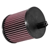 Picture of E Series Round Straight Red Air Filter (3" ID x 4.875" OD x 5.375" H)