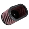 Picture of E Series Oval Straight Red Air Filter