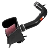 Picture of 77 Series High-Flow Performance Aluminum Black Cold Air Intake System with Red Filter