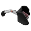 Picture of 77 Series High-Flow Performance Aluminum Silver Cold Air Intake System with Red Filter