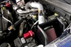 Picture of 77 Series High-Flow Performance Aluminum Silver Cold Air Intake System with Red Filter