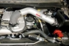 Picture of 77 Series High-Flow Performance Aluminum Silver Cold Air Intake System with Red Filter