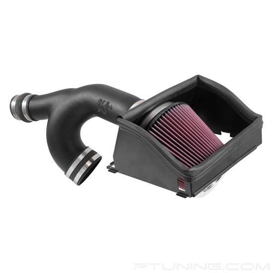 Picture of FIPK Generation II Black Composite Cold Air Intake System with Red Filter